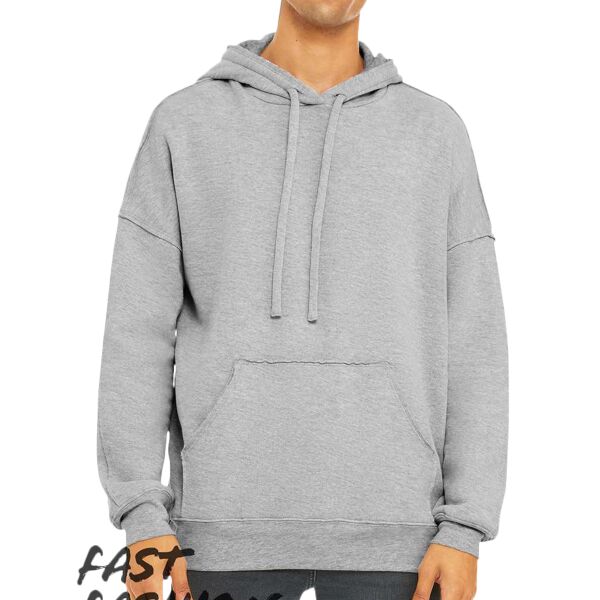 FWD Fashion Unisex Raw Seam Hooded Sweatshirt Thumbnail