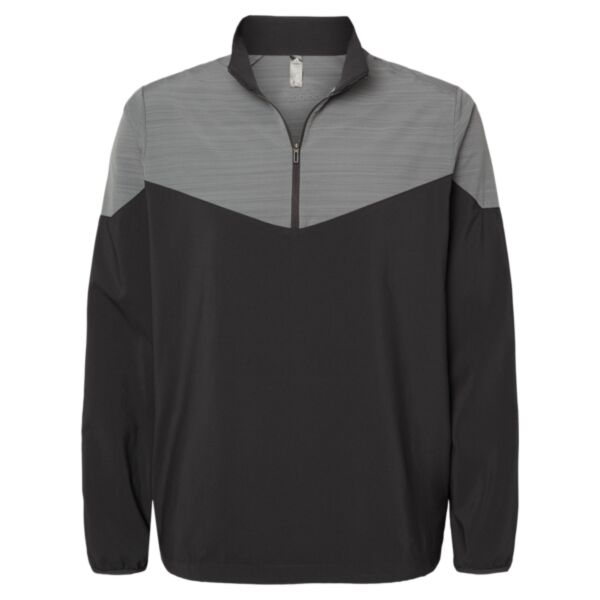 Heather Chevron Quarter-Zip Windshirt Thumbnail