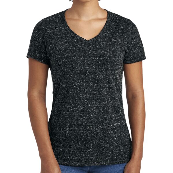 Ladies' Snow Heather V-Neck T-Shirt Thumbnail