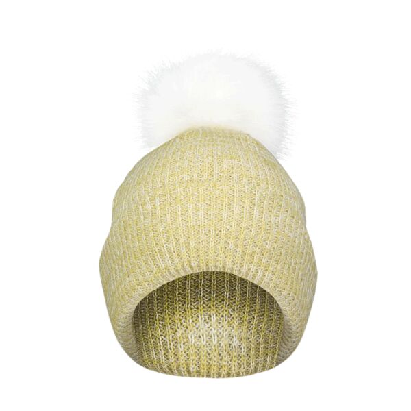 Faux Fur Pom Beanie Thumbnail