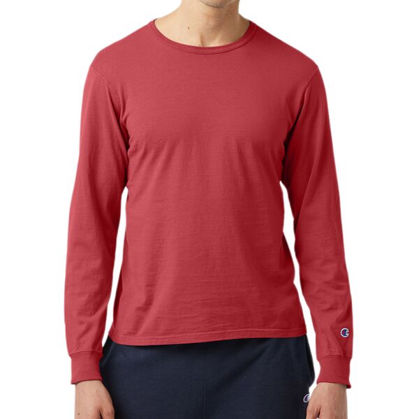Unisex Long-Sleeve Garment Dyed T-Shirt Thumbnail