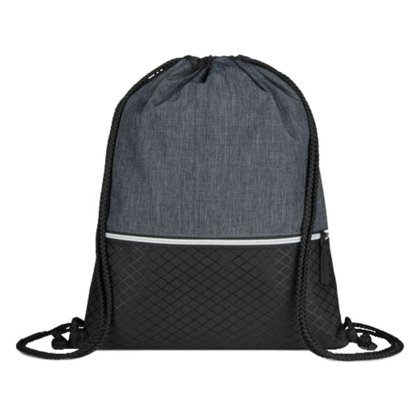 Crosshatch Heather Drawstring Backpack Thumbnail
