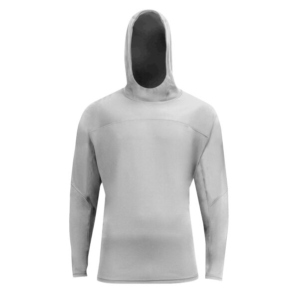Unisex Airflex Long-Sleeve Scuba Neck Hooded T-Shirt Thumbnail