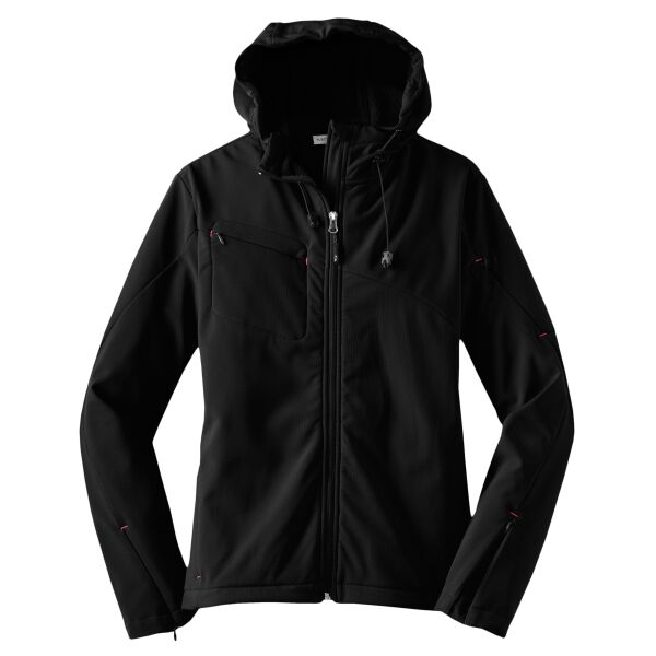 Women's Textured Hooded Soft Shell Jacket Thumbnail