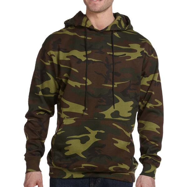 Unisex Camo Pullover Hoodie Thumbnail
