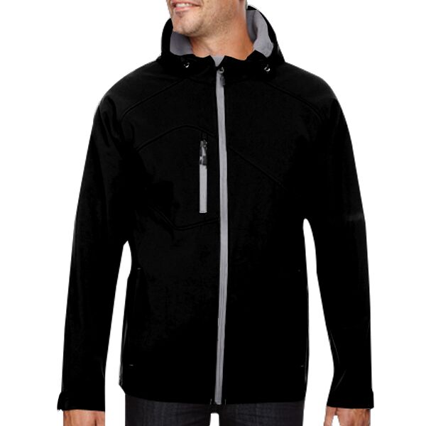 Men's Prospect Two-Layer Fleece Bonded Soft Shell Hooded Jacket Thumbnail
