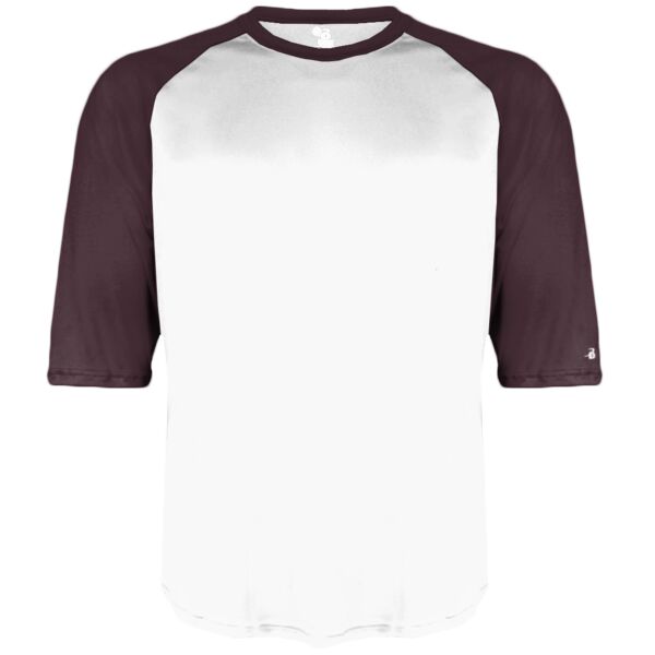 Men's B-Core Three-Quarter Sleeve Baseball T-Shirt Thumbnail
