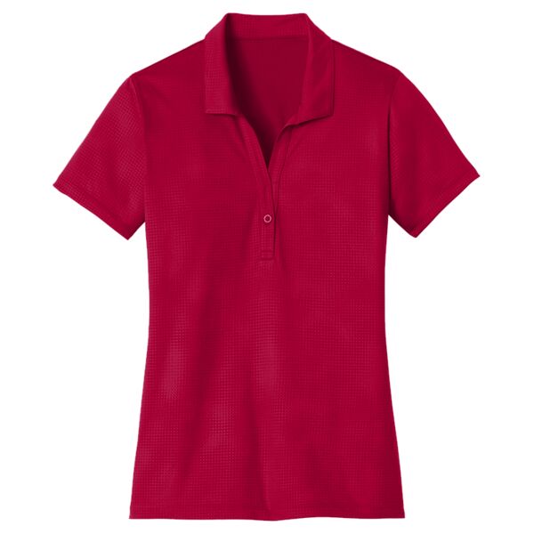 Women's Embossed PosiCharge ® Tough Polo ® Thumbnail