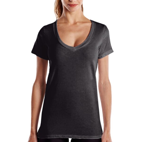 Ladies' USA Made V-Neck T-Shirt Thumbnail