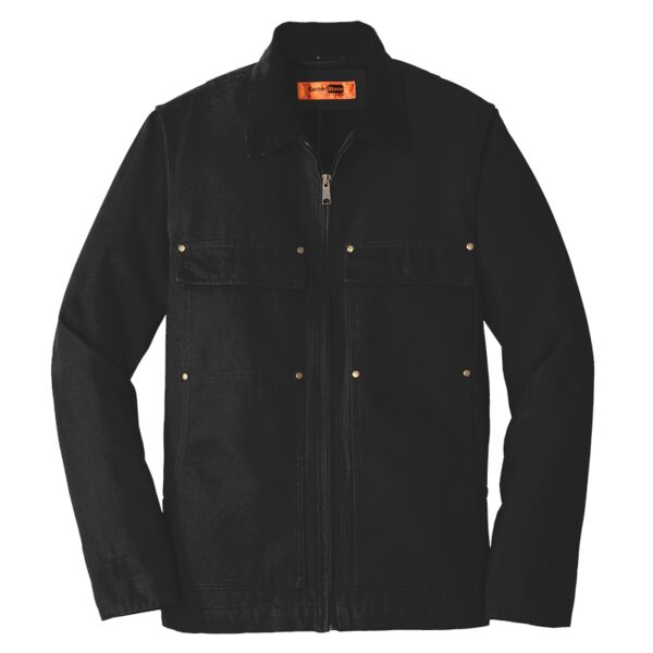 Washed Duck Cloth Chore Coat Thumbnail