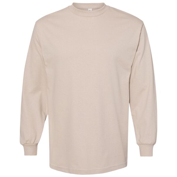 Unisex Heavyweight Cotton Long Sleeve Tee Thumbnail