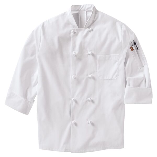 Mimix™ Ten Knot Button Chef Coat with OilBlok Thumbnail